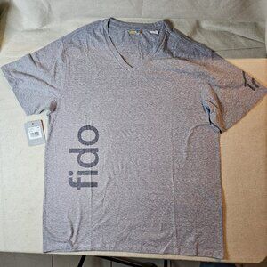 Elevate Men's Gray FIDO Short Sleeve Tee Shirt - Size M
